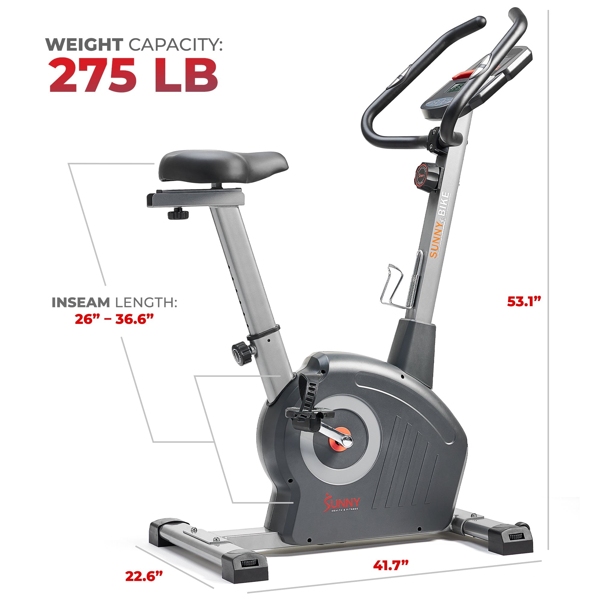 Bicicleta Sunny Health Elite Interactiva SF-B220045