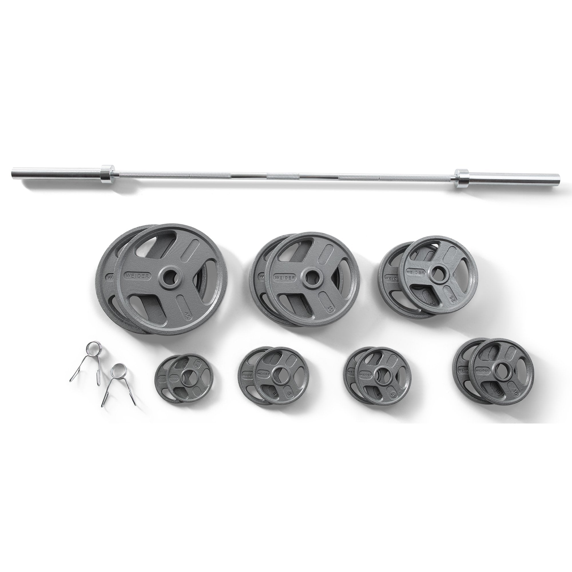 Juego de barra y pesas olímpicas Weider HOPH300