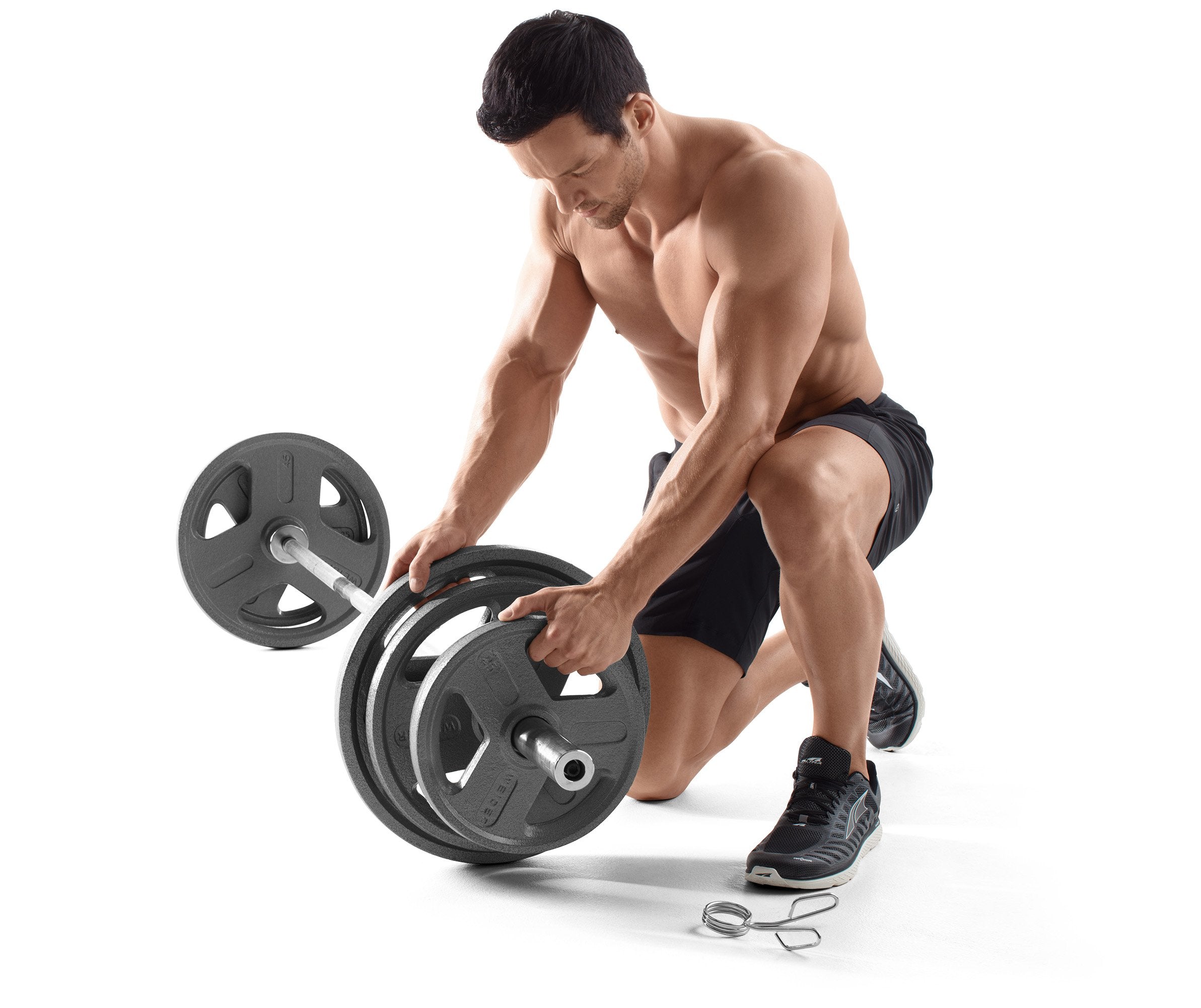 Juego de barra y pesas olímpicas Weider HOPH300