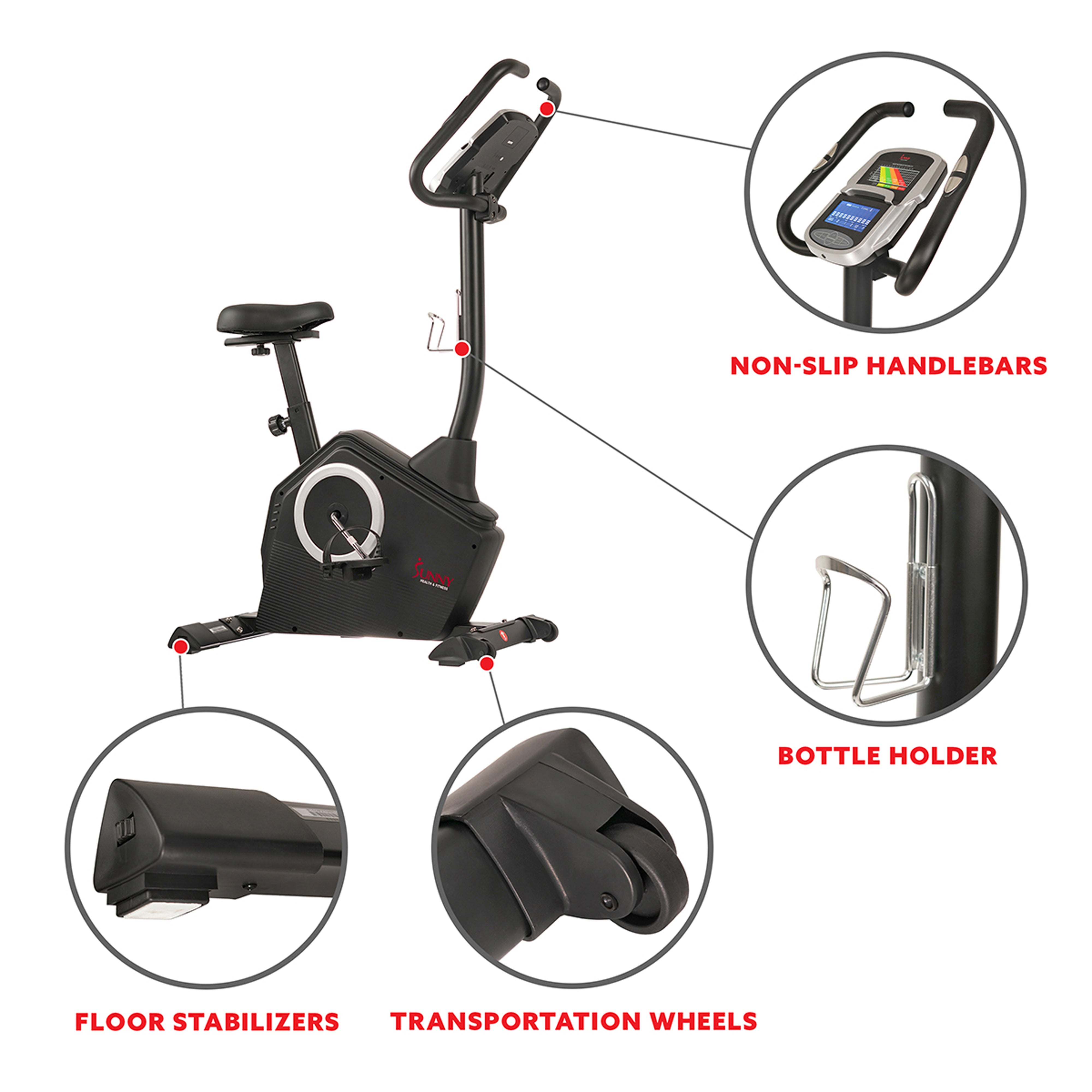 Bicicleta Vertical Sunny Health SF-B2883