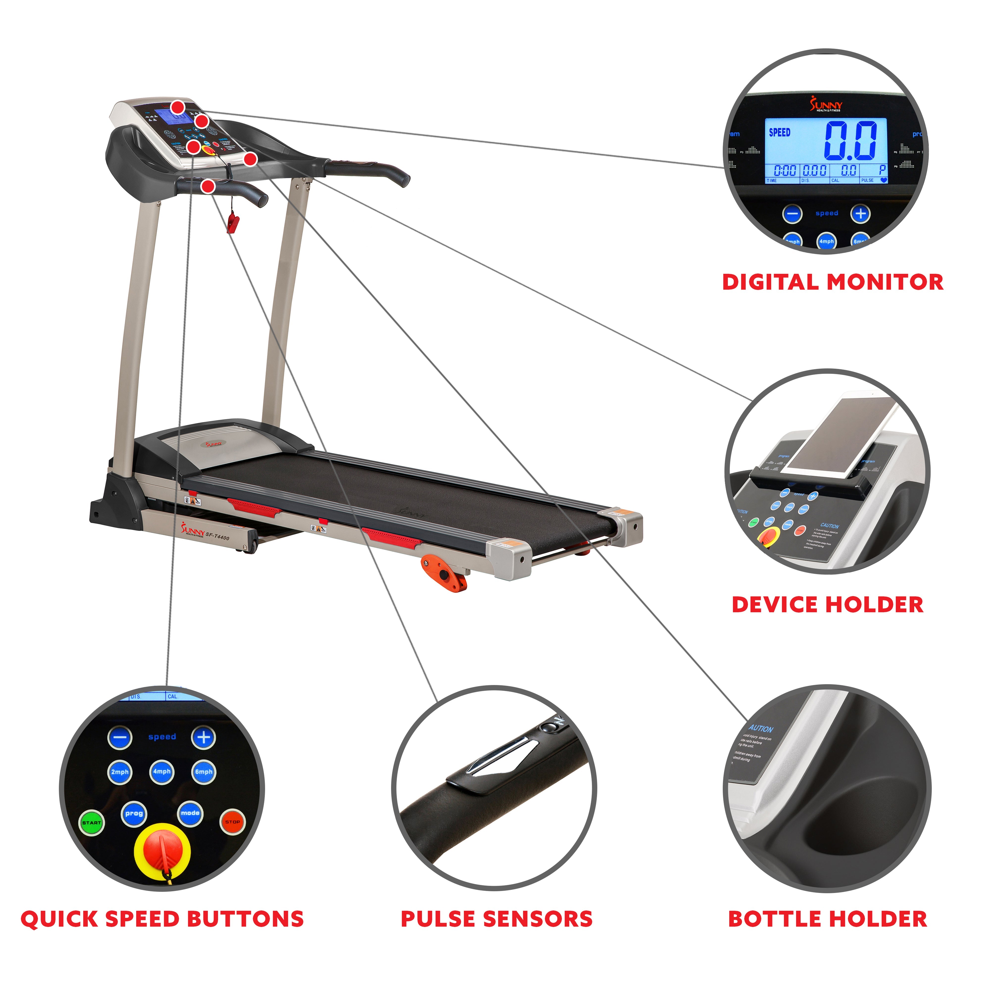 Caminadora Sunny Health SF-T4400