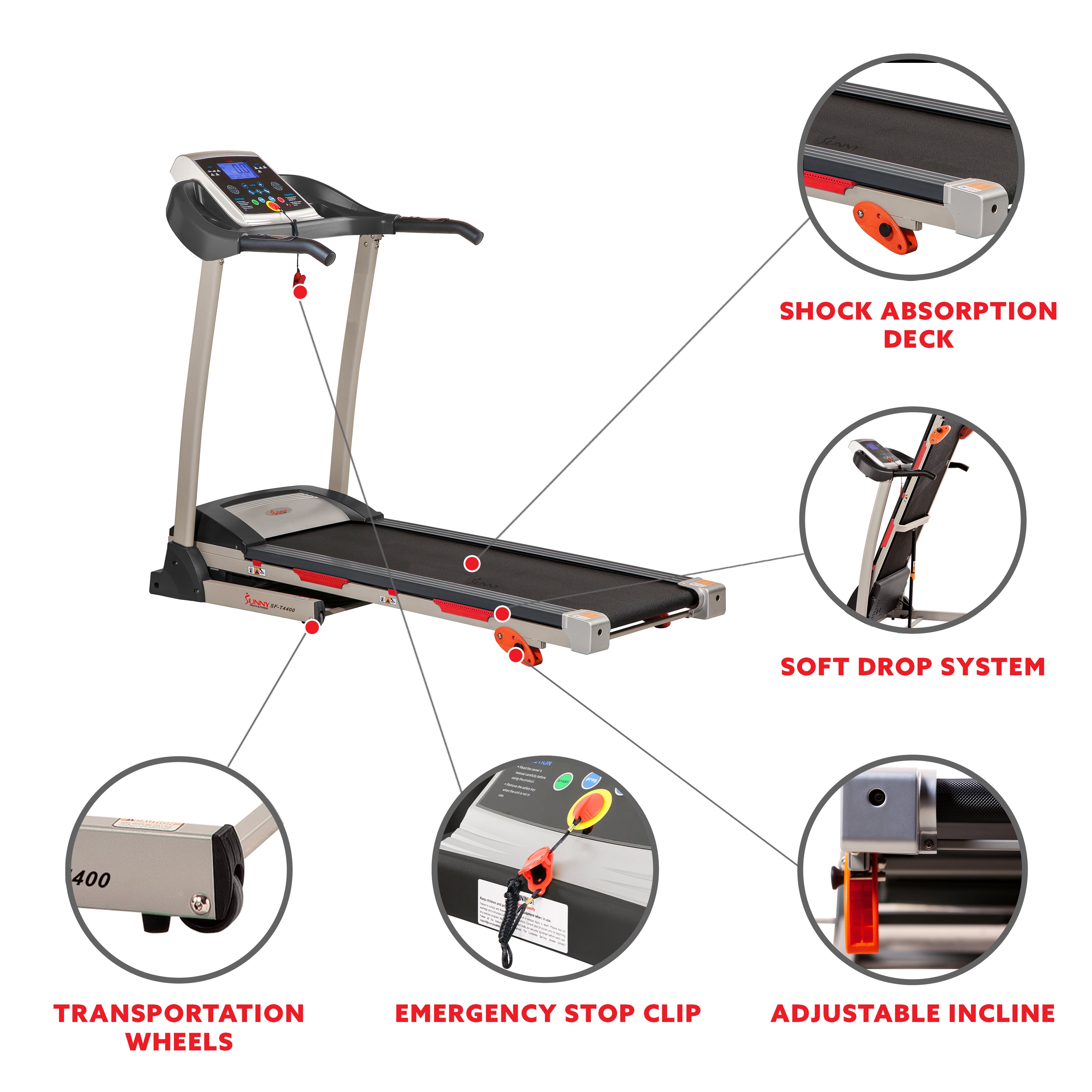 Caminadora Sunny Health SF-T4400